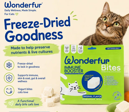 Bites Immune Booster Cat Probiotic Yogurt Freeze Dried Chews