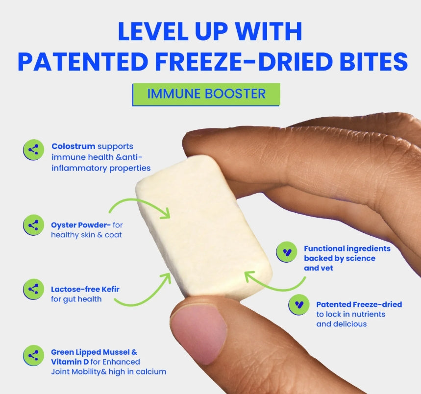 Bites Immune Booster Cat Probiotic Yogurt Freeze Dried Chews