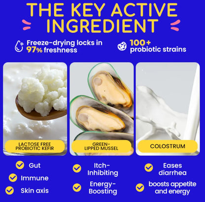 Bites Immune Booster Dog Probiotic Yogurt Freeze Dried Chews