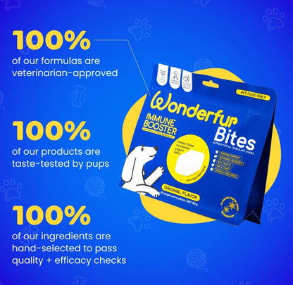 Bites Immune Booster Dog Probiotic Yogurt Freeze Dried Chews