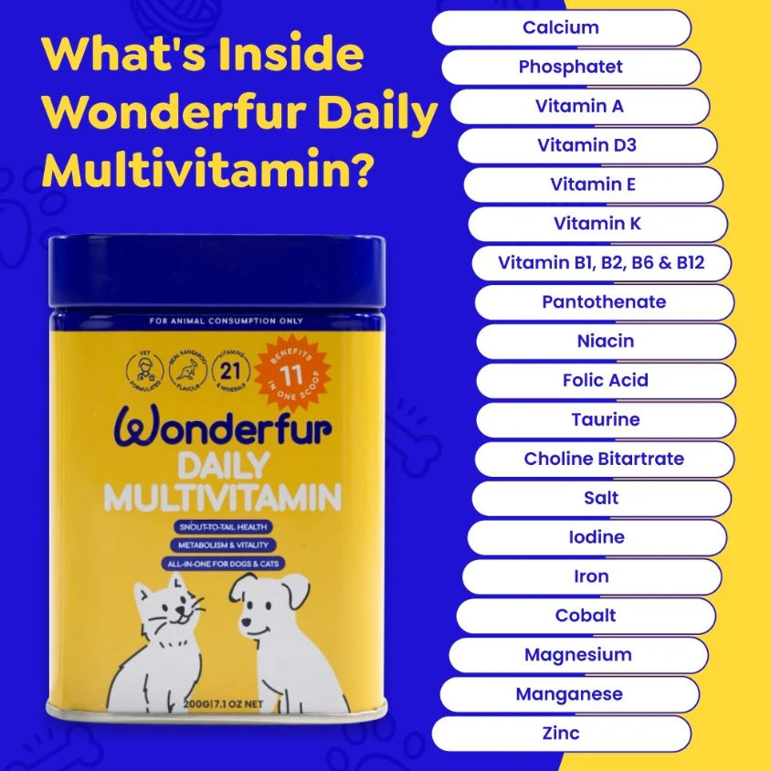 Daily Multi Vitamin Powder For Dogs And Cats 200g
