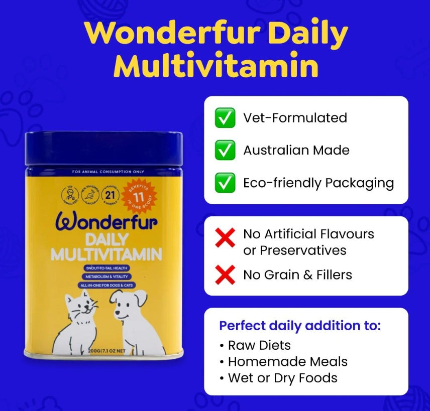 Daily Multi Vitamin Powder For Dogs And Cats 200g