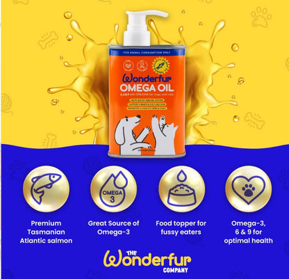 Wonderfur Super Omega Oil for Dogs and Cats 250ml
