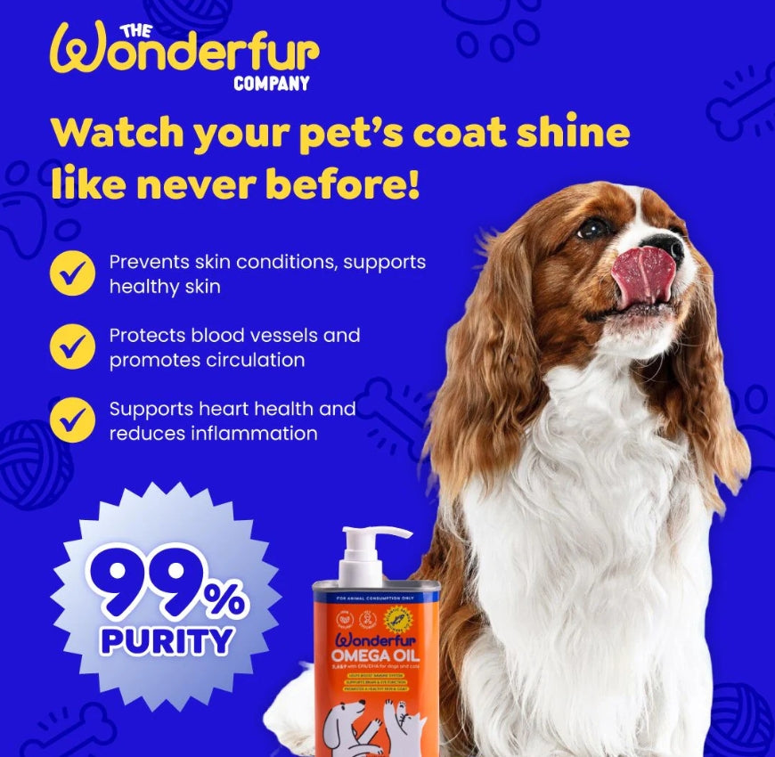 Wonderfur Super Omega Oil for Dogs and Cats 250ml
