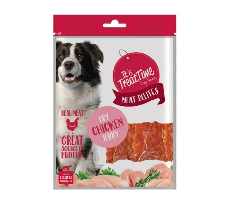 IT'S TREAT TIME DOG CHICKEN JERKY BAR 3 Sizes Available
