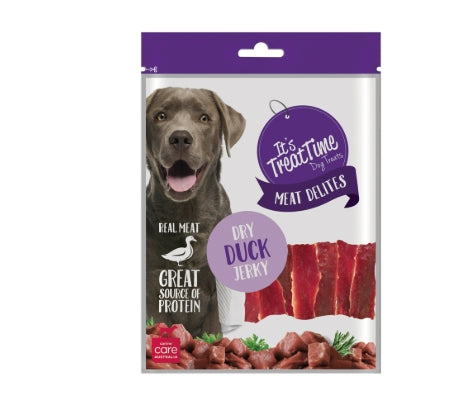 IT'S TREAT TIME DOG DUCK JERKY DRY 3 Sizes Available