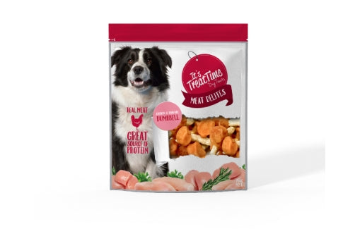 IT'S TREAT TIME DOG CHICKEN DUMBELLS 250G