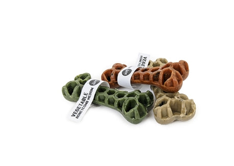 IT'S TREAT TIME DOG VEGETABLE HONEYCOMB BONE MED (66Per Bag)